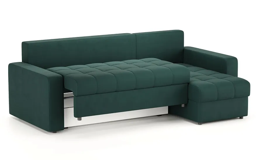 Диван угловой Тренто Leonardo 11 темно-зеленый - 4 Диван угловой Тренто Leonardo 11 темно-зеленый - 4